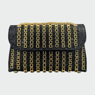 Laviera - Chic Chain Colored Diamond Shoulder Bag