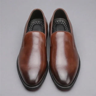 Lucien | Leather Moccasins with Red Sole