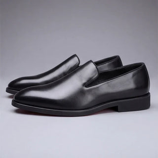 Lucien | Leather Moccasins with Red Sole