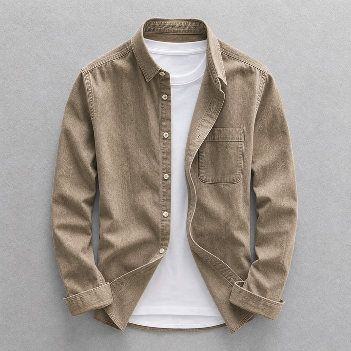 Rousseau Washed Cotton Overshirt