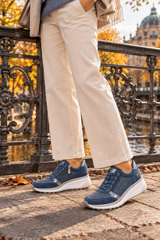 Ricarda™ | Comfortable Sneaker with Side Zip