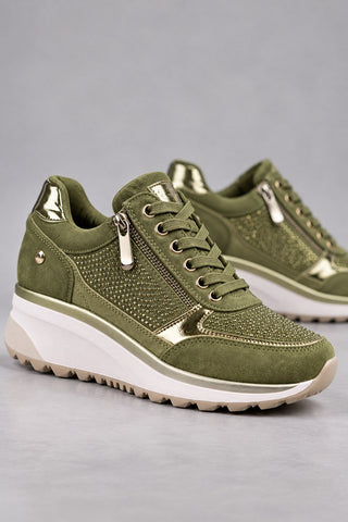 Ricarda™ | Comfortable Sneaker with Side Zip