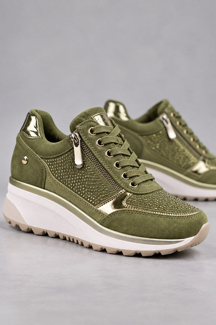Ricarda™ | Comfortable Sneaker with Side Zip