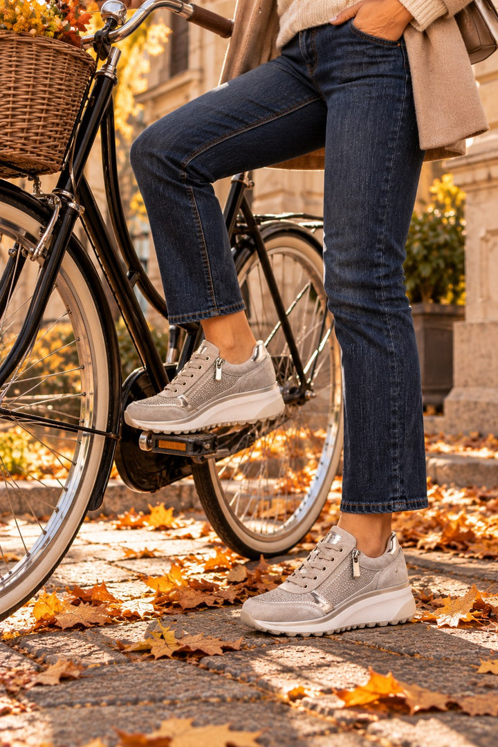 Ricarda™ | Comfortable Sneaker with Side Zip