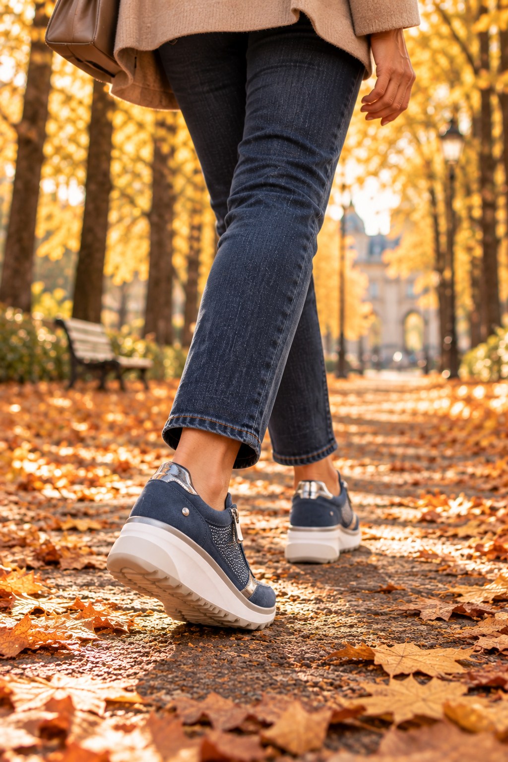 Ricarda™ | Comfortable Sneaker with Side Zip