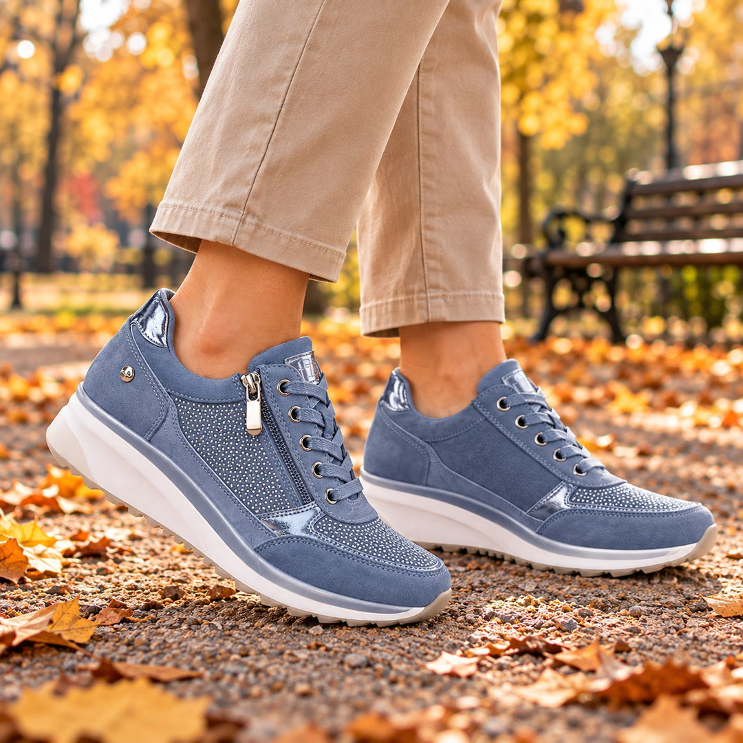Ricarda™ | Comfortable Sneaker with Side Zip
