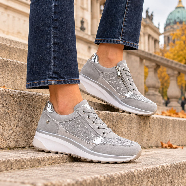 Ricarda™ | Comfortable Sneaker with Side Zip