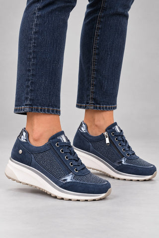 Ricarda™ | Comfortable Sneaker with Side Zip