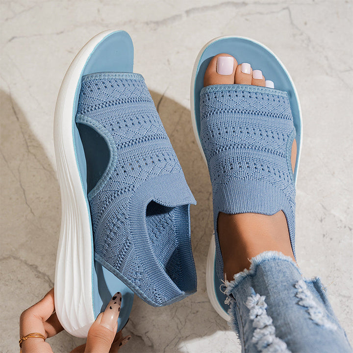 Zina | Lightweight Comfort Platform Sandals