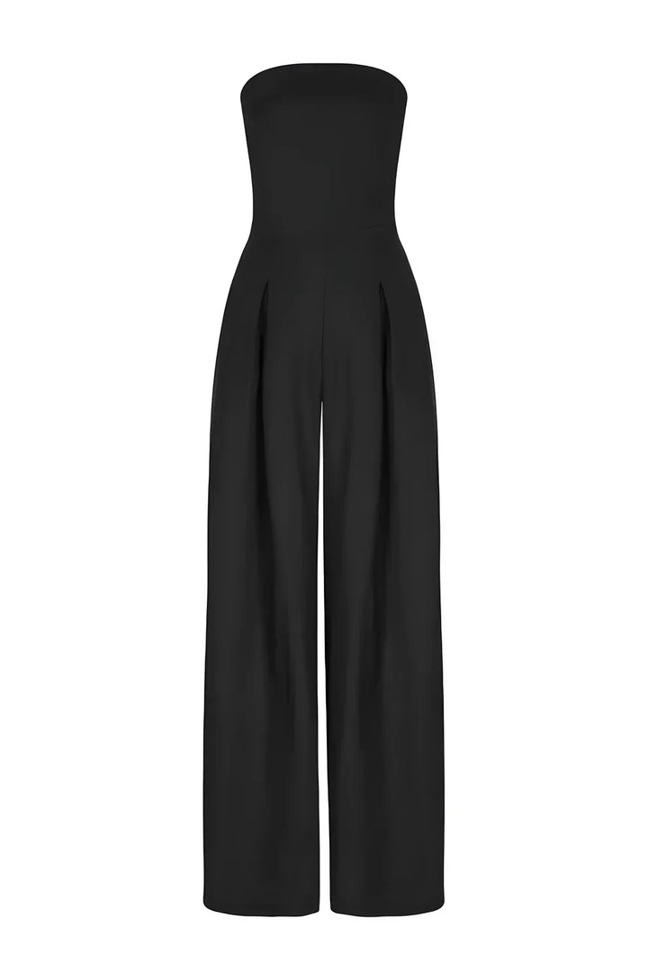 Aleia | Elegant Strapless Jumpsuit